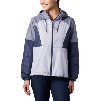 Columbia Side Hill Windbreaker, Chamarras Azul Marino Para Mujer | 684253-DKO